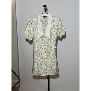 Sister Jane Yellow Rose Dress Medium